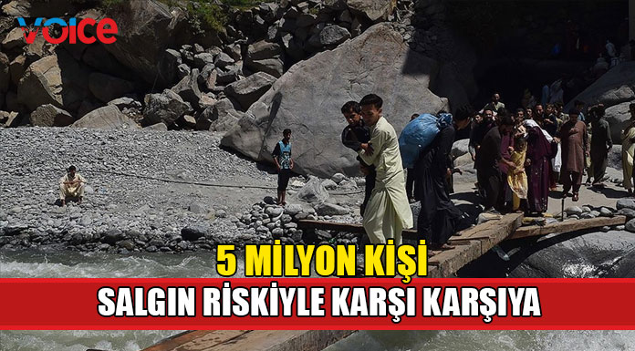 Pakistan'da 5 milyon kişi salgın hastalıkla karşı karşıya
