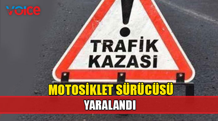 Gönyeli'de trafik kazası... Motosiklet sürücüsü yaralandı