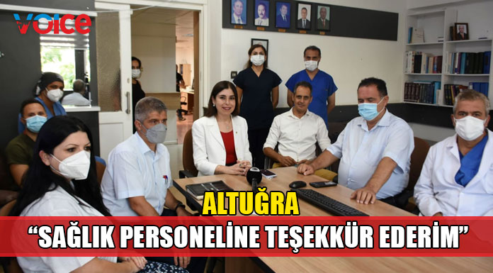 Altuğra, Dr. Burhan Nalbantoğlu Devlet Hastanesi Ortopedi ve Travmatoloji Servisi’ni ziyaret etti
