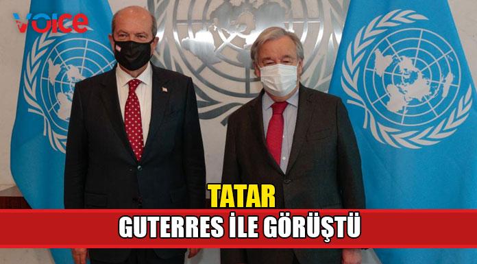 Cumhurbaşkanı Tatar, New York'ta BM Genel Sekreteri Guterres ile görüştü