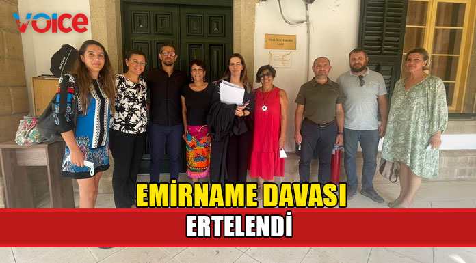 Emirname davası 6 Ekim'e ertelendi