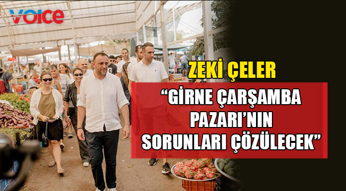 Çeler, pazar esnafı ve pazara gelen vatandaşlarla görüştü