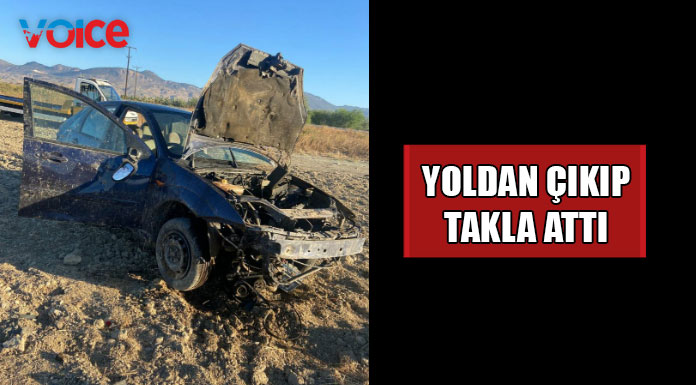 Mağusa - Lefkoşa yolunda meydana gelen kazada 1 kişi yaralandı