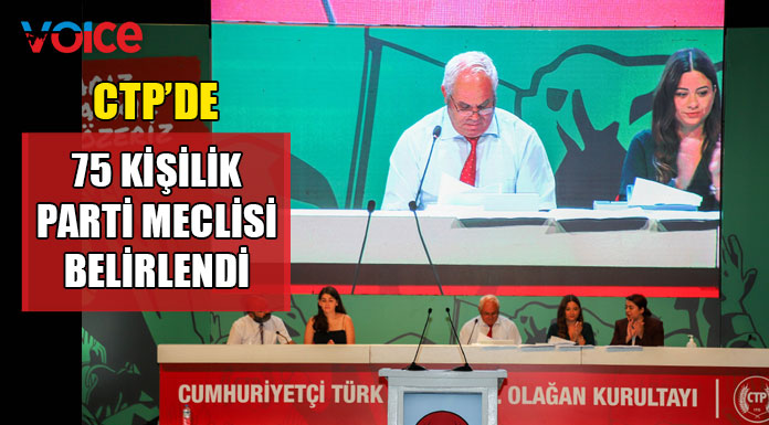114 aday arasından 75 kişilik Parti Meclisi belirlendi