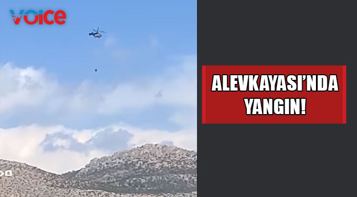 Alevkayası'nda yangın!