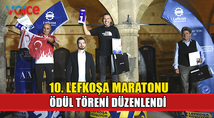 LTB tarafından organize edilen 10.Lefkoşa Maratonu’nun ödül töreni gerçekleştirildi
