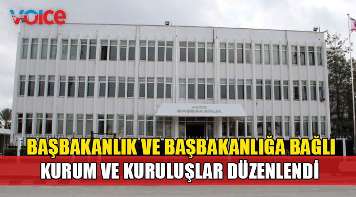 Bakanlar Kurulu, idari koordinasyon yönünden başbakanlık ve başbakanlığa bağlı kurum ve kuruluşları yeniden düzenledi