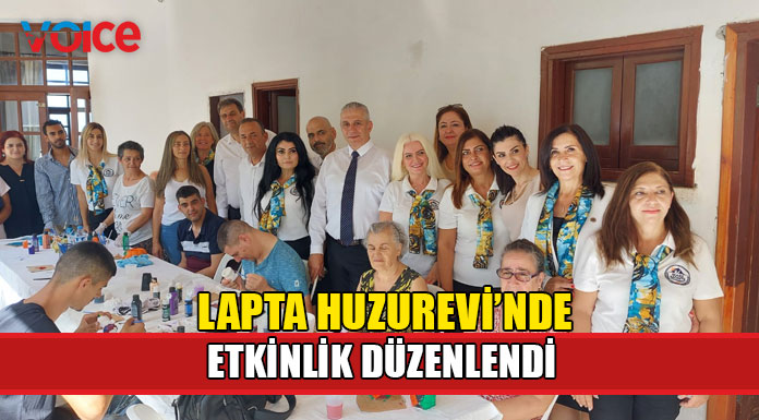 Lapta Huzurevi’nde yoga ve boyama etkinliği