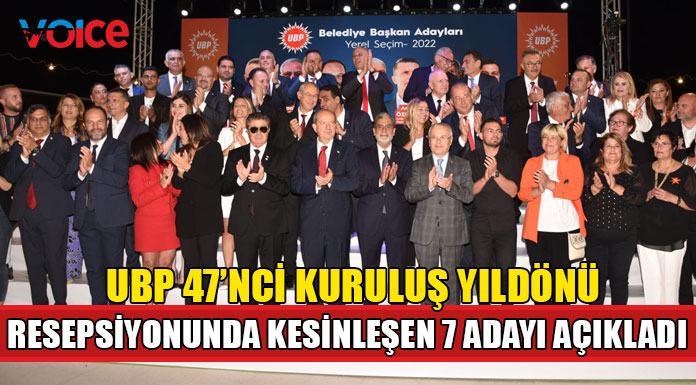UBP'nin kesinleşen 7 belediye başkan adayı açıklandı