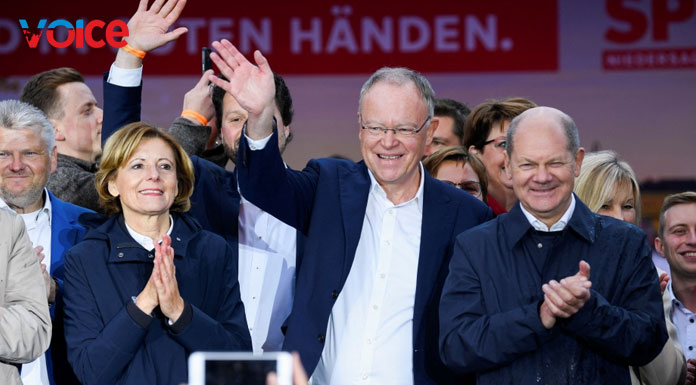 Scholz's Social Democrats projected to win state vote in Germany