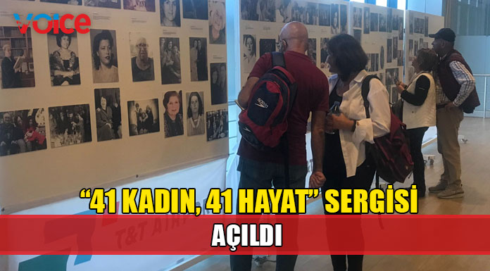 "41 kadın, 41 hayat” sergisi Ercan Havalimanı’nda açıldı