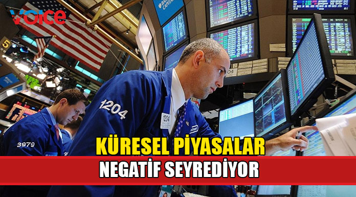 Küresel piyasalar resesyon endişelerinin artmasıyla negatif seyrediyor