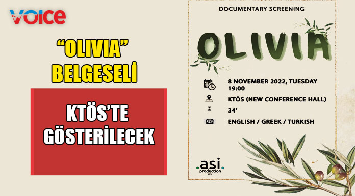 “Olivia” isimli kısa belgese KTÖS’te gösterilecek