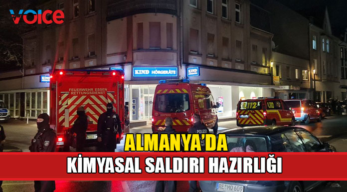 Almanya'da kimyasal saldırı hazırlığında oldukları gerekçesiyle 2 kişi gözaltına alındı