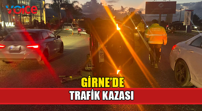 Üç aracın karıştığı kaza ucuz atlatıldı!