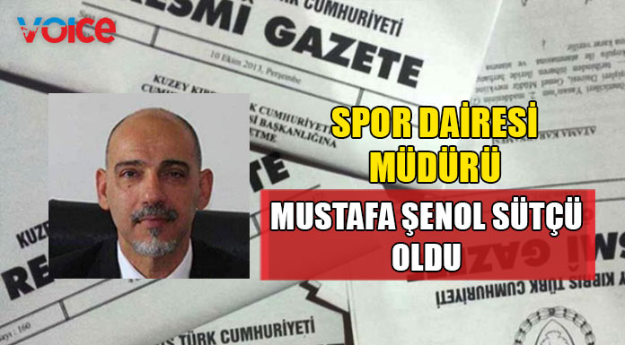 Spor Dairesi Müdürlüğü görevine Mustafa Şenol Sütçü atandı