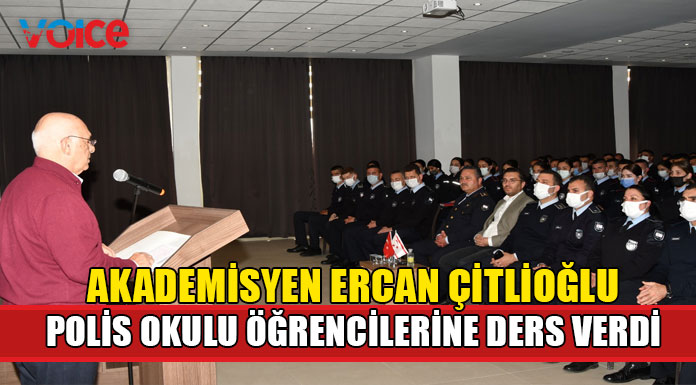 Çitlioğlu "Terör ve Terörizmle Mücadele" konularında ders verdi