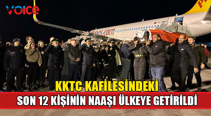 12 vatandaşımızın naaşları bu sabaha karşı ülkeye getirildi