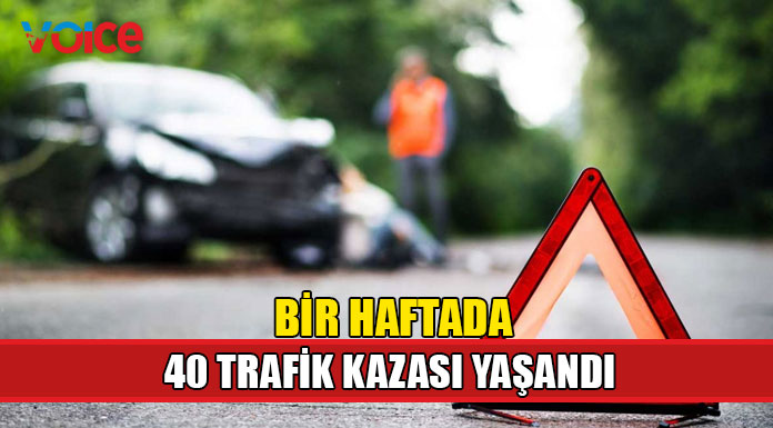 Trafik kazalarının sebepleri arasında ilk sırada süratli araç kullanmak yer aldı
