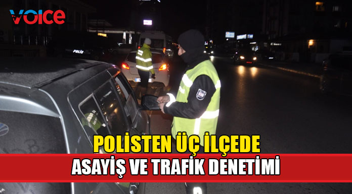 Denetimler sonucu 3 kişi tutuklandı, 29 araç trafikten men edildi