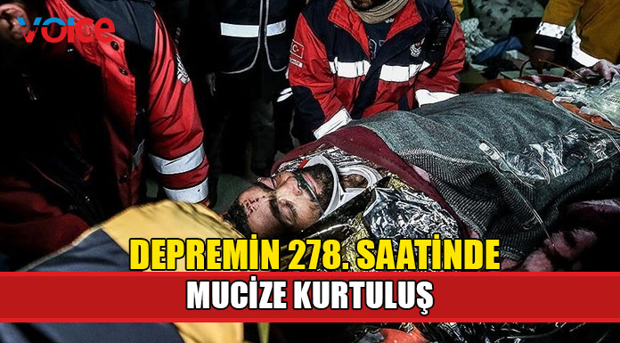 Hatay'da Hakan Yasinoğlu depremin 278. saatinde enkazdan kurtarıldı