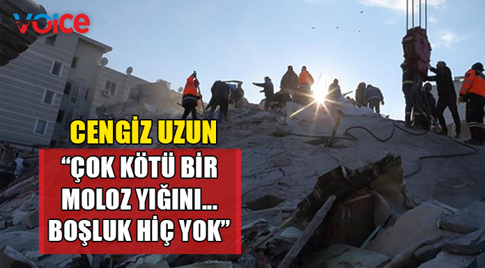 "Enkazın son bölümünün temizlenmesi için çalışmalar sürüyor"
