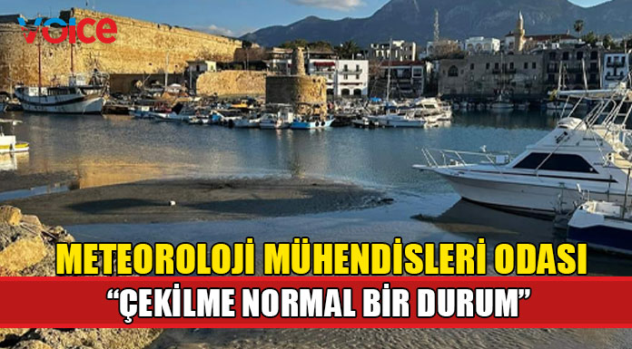 "Deniz seviyelerinde meydana gelen çekilme normal bir durum"