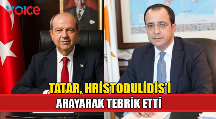 Tatar, Hristodulidis’i tebrik etti