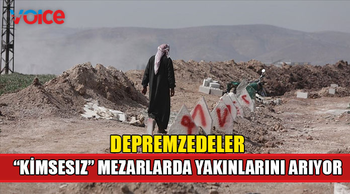 Suriye'de depremzedeler kimlikleri belirlenemeden defnedildi