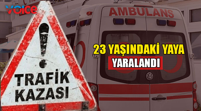 Girne Alsancak yolunda trafik kazası
