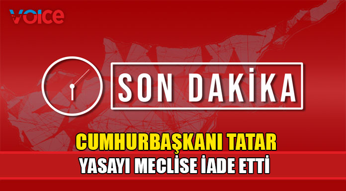 Maaş kesintisi öngören yasa meclise geri gönderildi
