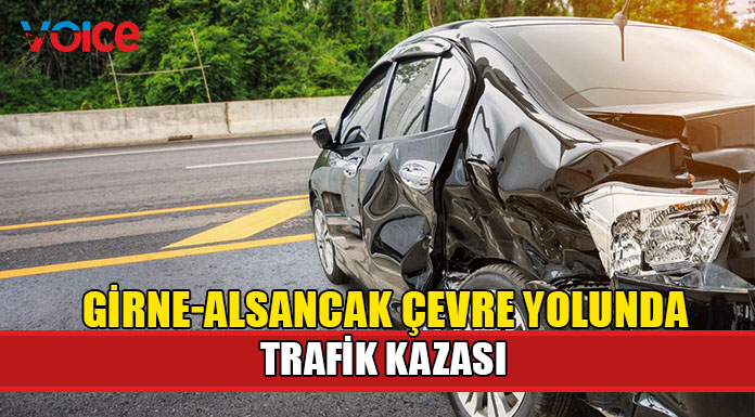 Önce bordür taşlarına, ardından çelik bariyerlere çarpan sürücü yaralandı!