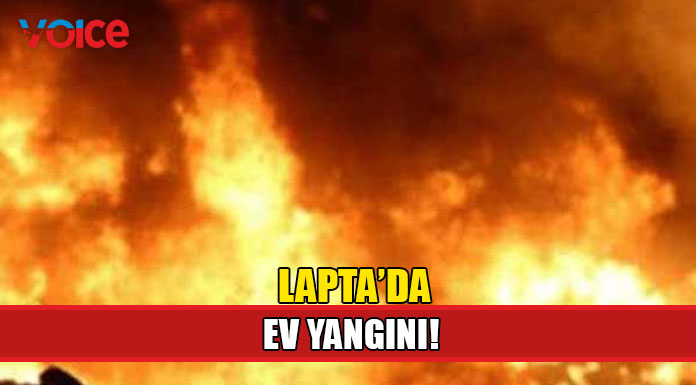 Gazlı şofbende meydana gelen arıza sonucu yangın çıktı
