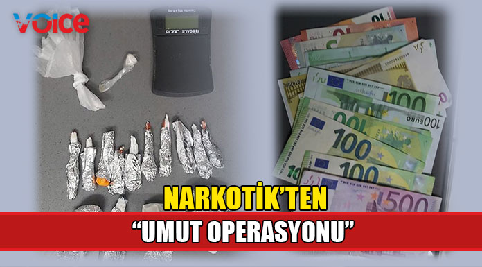 MDMA ve kokain türü uyuşturucu tespit edildi