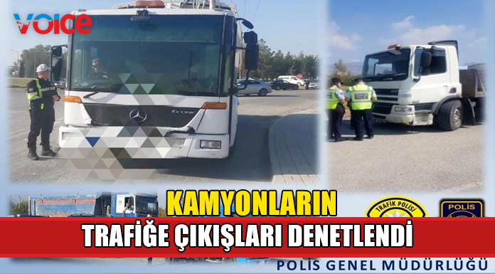 29 kamyon sürücüsü rapor edildi