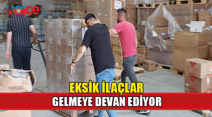 İlaç ve Eczacılık Dairesi'nde eksik olan bazı ilaçlar geldi