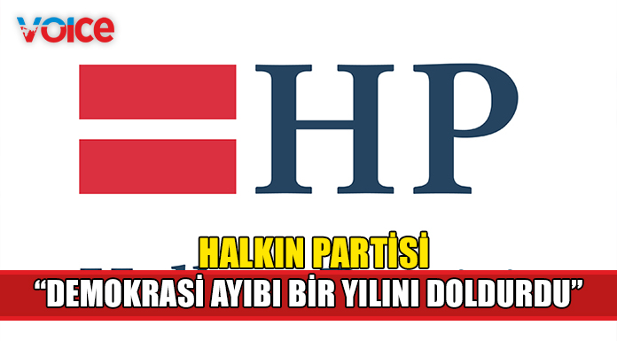 "Muhalefet demokrasi ayıbının önüne perde çekilmesine bilerek veya bilmeyerek aracılık ediyor"