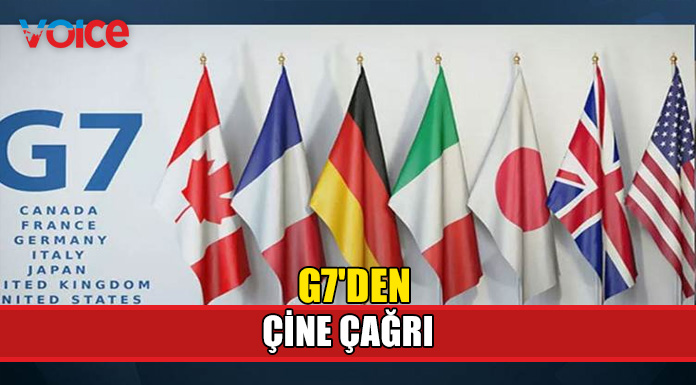 G7'den Çin'e Rusya'ya baskı yapması için çağrısı
