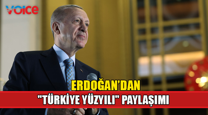"Türkiye Yüzyılı kutlu olsun, büyük Türkiye zaferimiz hayırlı olsun"