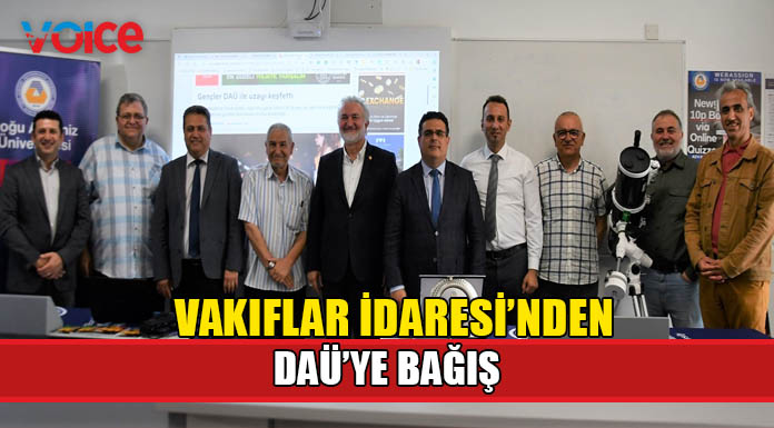 Vakıflar İdaresi, DAÜ Fizik Bölümü’ne bağışta bulundu