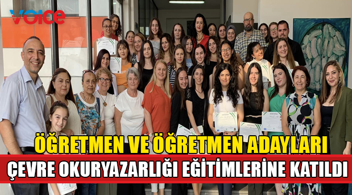 Yeşil Bilezik Projesinde 54 öğretmen ve 46 öğretmen adayı eğitimi aldı