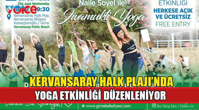 21 Haziran Dünya Yoga Günü etkinliği gerçekleştiriliyor