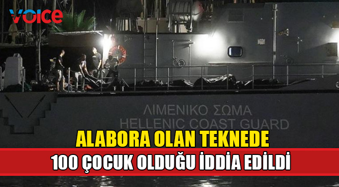Yunanistan açıklarında alabora olan teknenin ambarında 100 çocuk olduğu iddia edildi