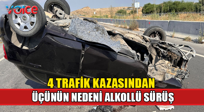 İki aracın takla attığı 4 kazada 1'i çocuk 6 kişi yaralandı!