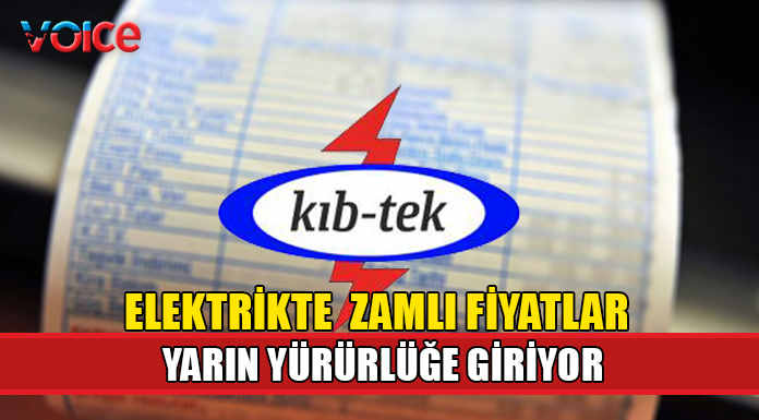 Elektrikte zamlı fiyatlar yarından itibaren yürürlükte
