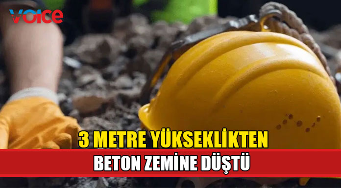 Lefkoşa Organize Sanayi Bölgesinde iş kazası!