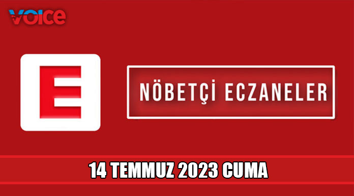 Nöbetçi eczaneler (14 Temmuz 2023)
