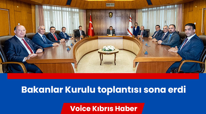 Özel gündemle toplanan Bakanlar Kurulu tamamlandı