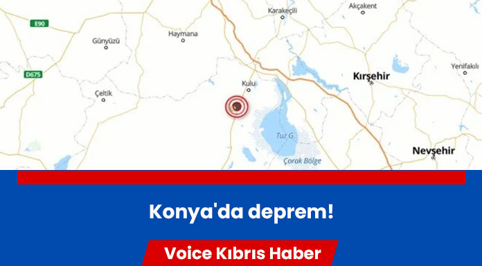 Konya'da 4,8 büyüklüğünde deprem