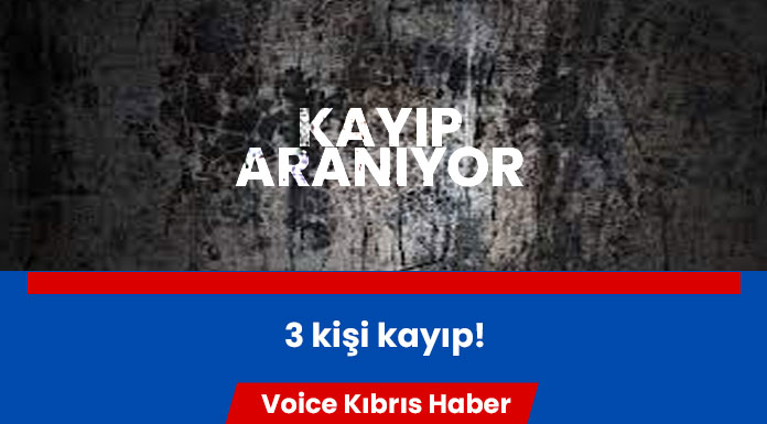 Lefkoşa ve Girne'de 3 kişi kayıp!